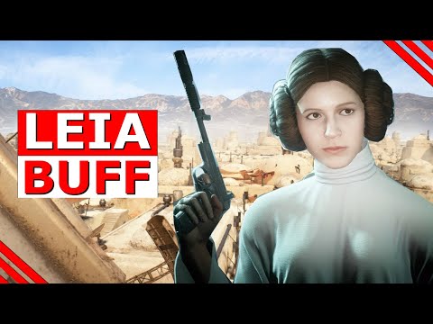 The Leia Buff Is Amazing! Leia Gameplay In battlefront 2!