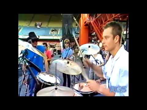Johnny & David Hallyday - Oh ma jolie Sarah ! (répétitions Parc des Princes 1993).