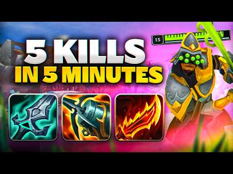 1 KILL EVERY MINUTE ON MASTER YI (5 kills 5 minutes)