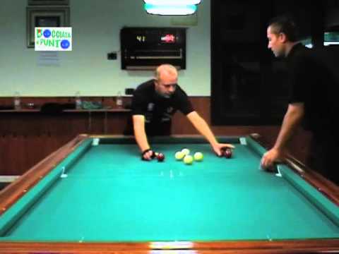 SINGOLO ASSOLUTO FERRARA - QUARTI - STEFANI VS ANTONIONI - BOCCETTE BILIARDO MASTER 2013