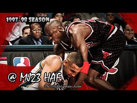 Michael Jordan vs Grant Hill Highlights Bulls vs Pistons (1998.01.03) - 65pts Combined!