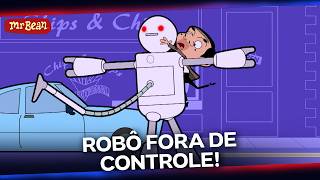 O ROBÔ MALUCO DESTRUIU A CIDADE! | Mr Bean em Português