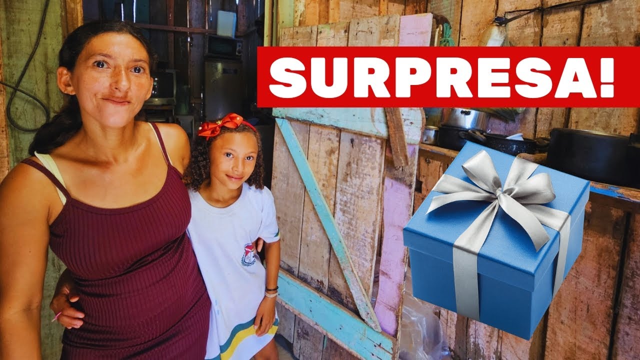 CHEGAMOS DE SURPRESA E JORDÂNIA SE ENCANTA COM PRESENTE ❤️