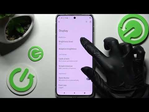MOTOROLA Edge 30 Fusion | Turn On /Off Auto Brightness