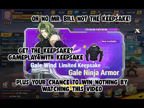 GALE WIND KEEPSAKE Are You Getting It? Gameplay w/Keepsake One Punch Man The Strongest