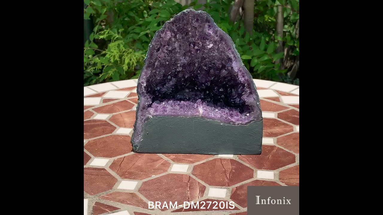 [高品質]ブラジル産アメジストドーム-slide-youtube