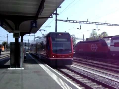 ASM- Aare Seeland Mobil- arrivant à Langenthal