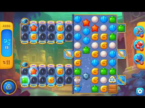Fishdom 2021 - Level 4866   #Playrix #Fishdom #gaming