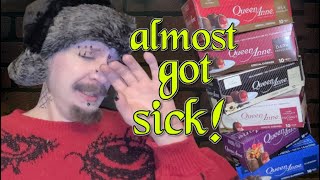 Trying EVERY QUEEN ANNE CORDIAL | Goth Vlog