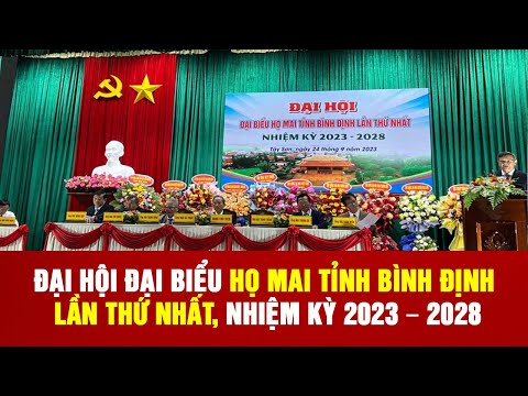 Đại hội Họ Mai Bình Định lần thứ nhất