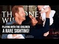 Playing With the Children - A Rare Sighting (Meghan Markle)
