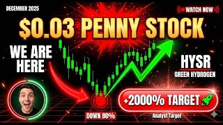 $0.03 Penny Stock To Watch Now December 2025 | SunHydrogen - HYSR Stock
