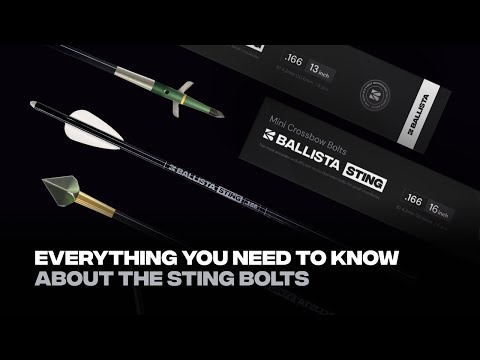EVERYTHING you need to know about the Ballista Sting Bolts (Specs,Speed,KE)