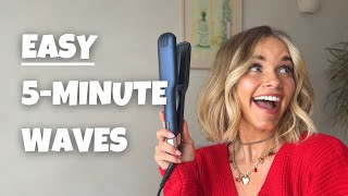 5-Minute Waves Hair Tutorial | The EASIEST hair hack! 🔥
