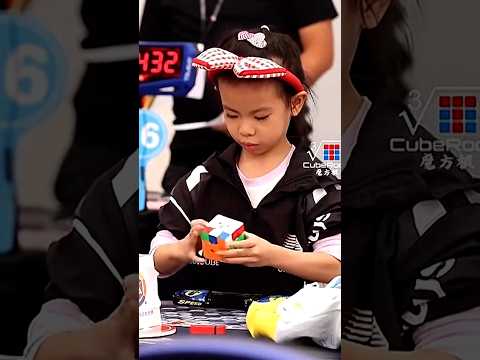 Six-year-old sets new Rubik's cube record