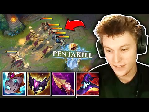 WHEN THE RANK 1 AZIR SAVES THE GAME WITH A PENTAKILL (1V5 CLUTCH)