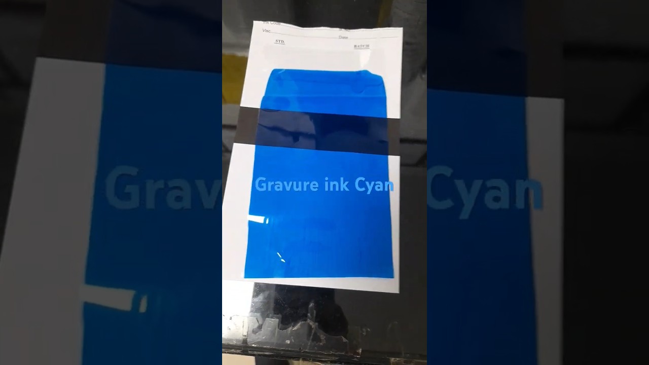 Gravure ink cyan color.#shorts #shortvideo #colorprinting #art