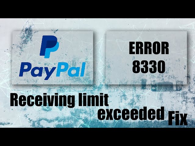 How To Check Paypal Receiving Limit