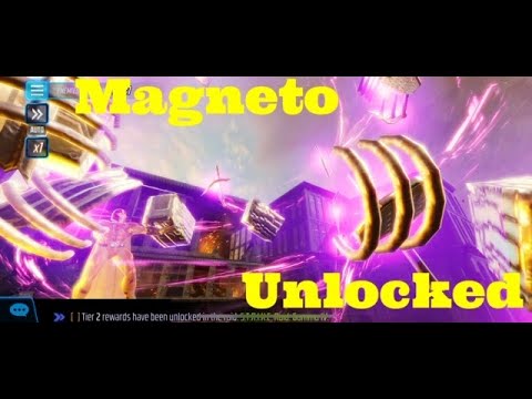 Marvel Strike Force - Free to Play - Magneto Unlocked! Tier 5 Asteroid M - Legendary Event