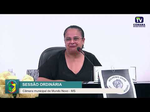 Câmara Municipal de Mundo Novo - Sessão Ordinária - 08/12