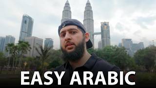 Arabic Walking Vlog in Kuala Lumpur | [comprehensible input] + subtitles