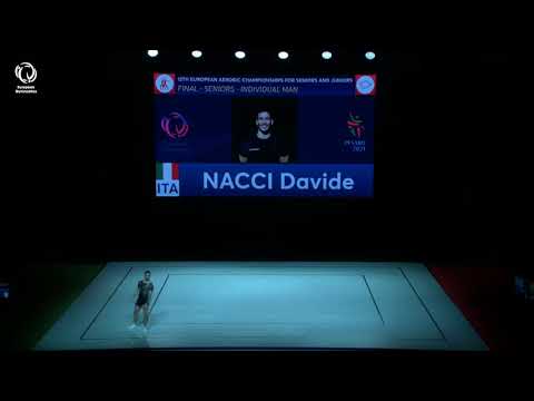 Davide NACCI (ITA) - 2021 Aerobics European bronze medallist, Individual Men