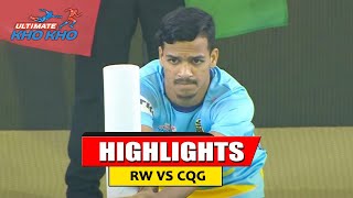 Rajasthan Warriors vs Chennai Quick Guns | Highlights | Ultimate Kho Kho | 27th August 2022