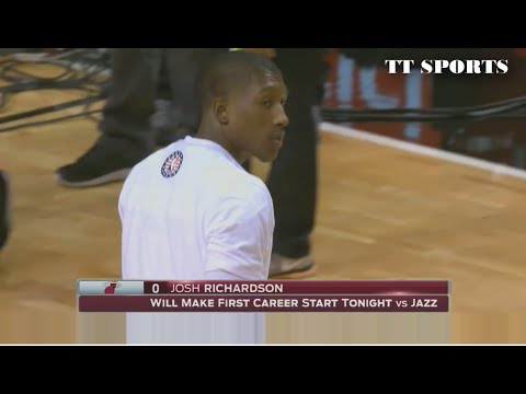 Josh Richardson Highlights (Full action) vs Jazz (12.11.15) 8pts - First starting 5