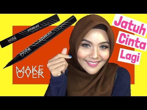 REVIEW MAKE OVER HYPERBLACK SUPERSTAY LINER | SEBAGUS ITU ??!