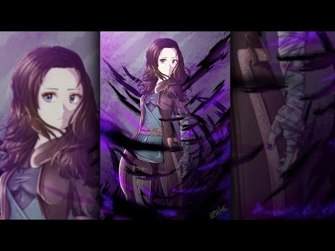 (Speed paint) - Темная ведьма "Анеко"