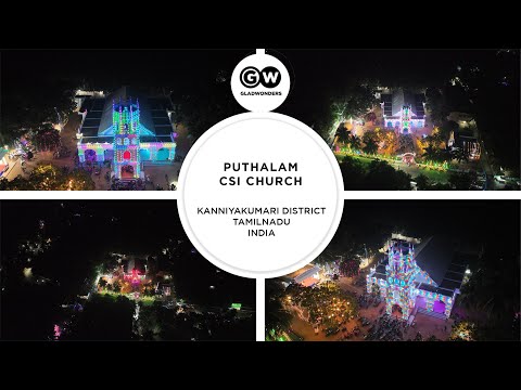 Puthalam CSI District Church - Manakudi - Christmas Lighting 2022 - Kanyakumari Christmas Celebrat