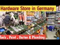 Inside Hardware Store , Tools, Paint & Plumbing Store in Germany