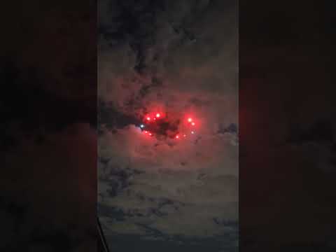 UFO filmed from Plane Window