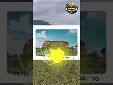 Cartão Morro Perdido / Rio dos Bois-TO. #colecionador #cerrado #natureza #geologia