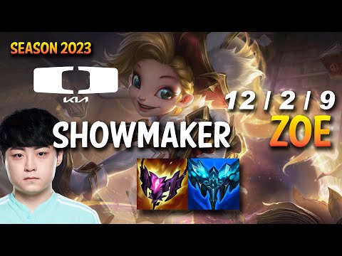 DK Showmaker ZOE vs AHRI Mid - KR Ranked
