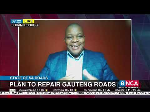 Plan to repair Gauteng's roads