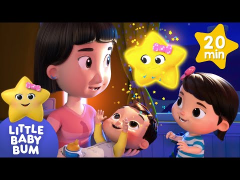 Baby Max and Mia's Bedtime Lullaby | 20 Mins Baby Song Mix | LittleBabyBum Nursery Rhymes for babies