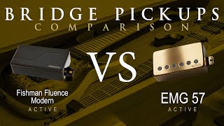 Video thumbnail for Fishman FLUENCE MODERN (ceramic) vs EMG 57 - Active Bridge Pickup Guitar Tone Comparison Demo by Mike Stamper