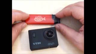 VTIN Action Cam 180p Full HD Unboxing + Erste Schritte + Testvideo
