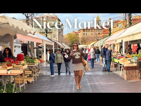 Nice Morning Market Cours Saleya — A Perfect Walk!
