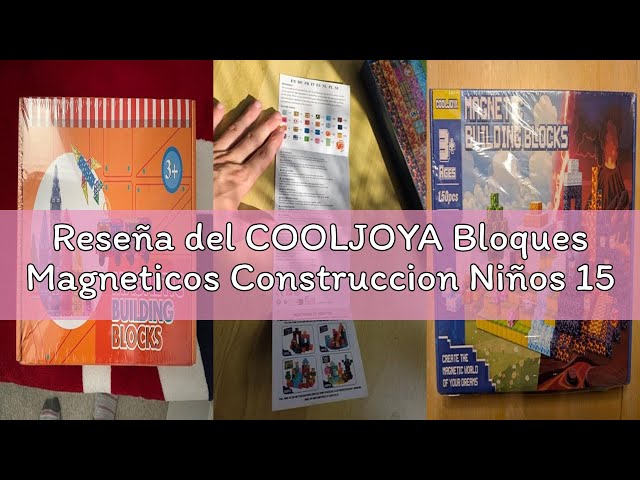 Vídeo relacionado con Lubolee Bloques Magneticos Construccion Niños, 150 Piezas Magneticas Niños,Juguete Creativo para 3-12 Años, Montessori Juego Bloques de Construcciones Magneticas