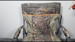 KEMIMOTO Portable Lightweight Folding Heated Camo Camping Chair Review
