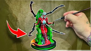How To Paint a 3D Printed Statue in 15 Mins