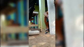 Memanfaatin sisa dari proyek, untuk wadah pakan 😂🙏.#vidios #peternakpemula