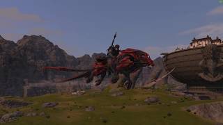 Final Fantasy XIV: Stormblood - Battle Panther (dark knight tank mount)