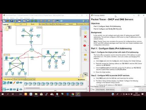 10.2.2.7 Packet Tracer - DHCP and DNS Servers #ProdiTIUMB