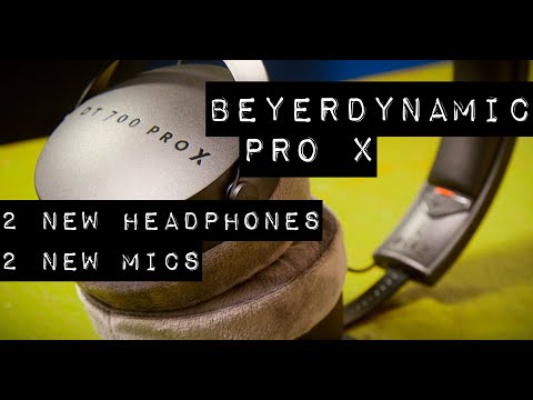 Beyerdynamic Pro X - 2 New Headphones and 2 Mics - First Impressions