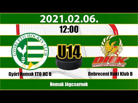 U14 340 Győri Nemak ETO HC B - Debreceni Hoki Klub B 20210206