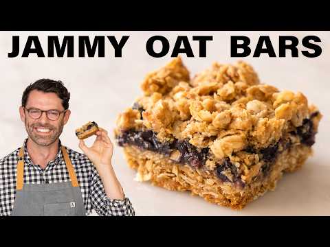 EASY Jammy Oat Bars Recipe