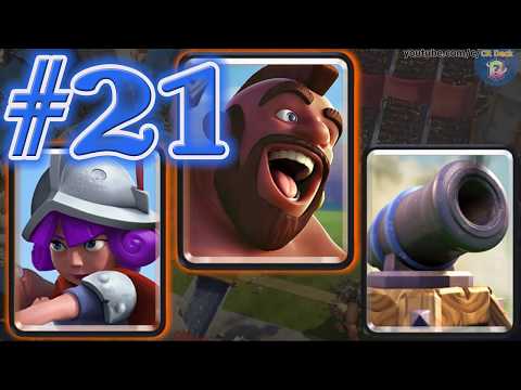 Hog 2.6 Cycle Deck #21 🔄🔄🔄 Clash Royale Hog Musketeer Cycle Deck | Hog Musketeers Cannon